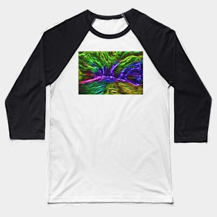 Neon Waterfall Baseball T-Shirt